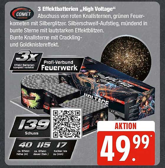 3 Effektbatterien „High Voltage“