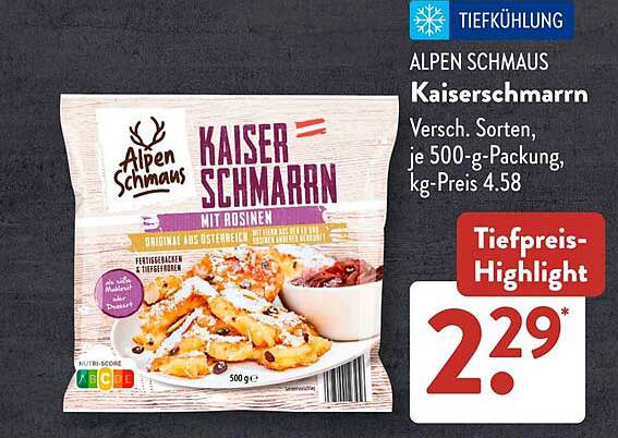 ALPEN SCHMAUS Kaiserschmarrn