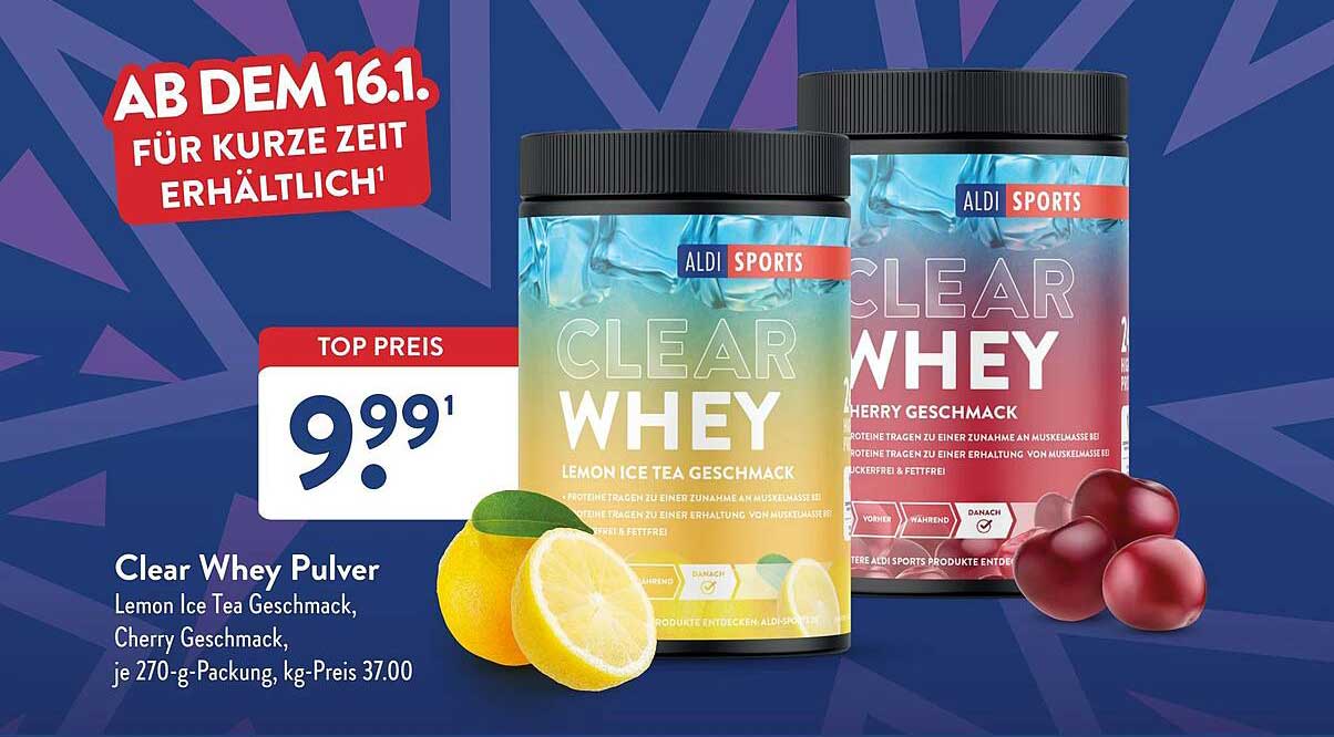 Clear Whey Pulver