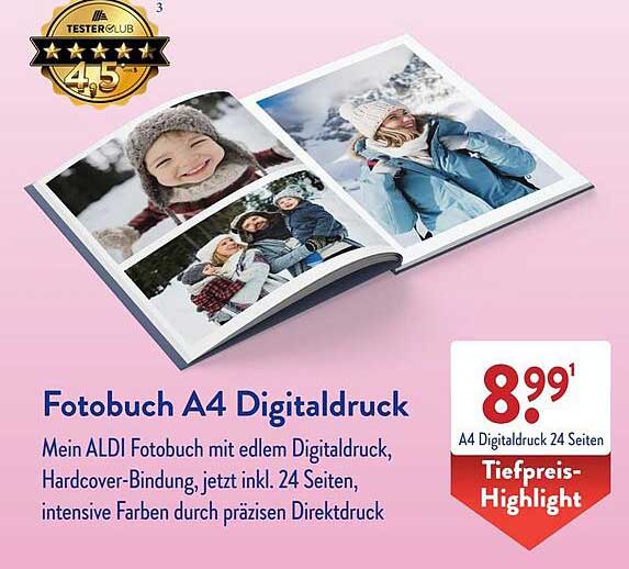 Fotobuch A4 Digitaldruck