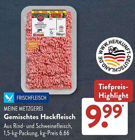 Gemischtes Hackfleisch