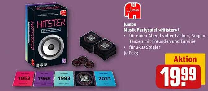 Jumbo Musik Partyspiel »Hitster«