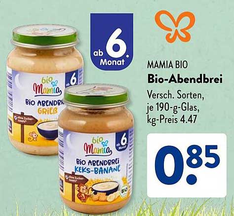 MAMIA BIO Bio-Abendbrei