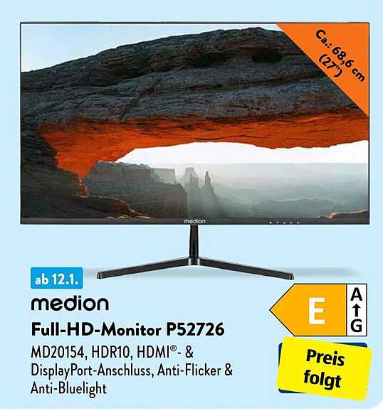 medion Full-HD-Monitor P52726