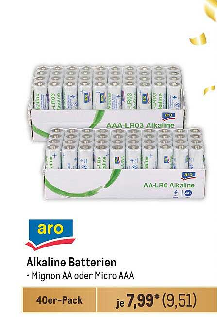 Alkaline Batterien