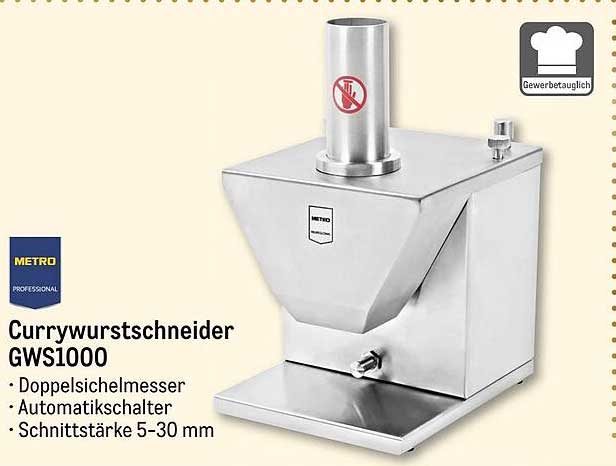 Currywurstschneider GWS1000