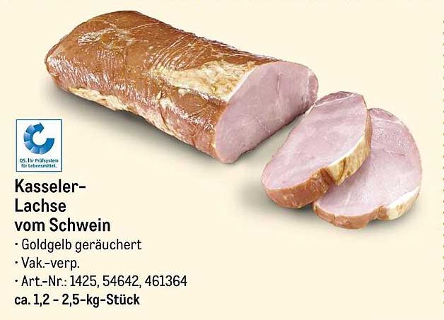 Kasseler-Lachse vom Schwein