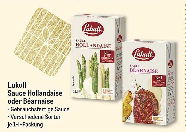 Lukull Sauce Hollandaise oder Bérnaise