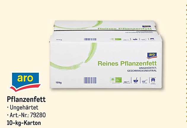 Reines Pflanzenfett