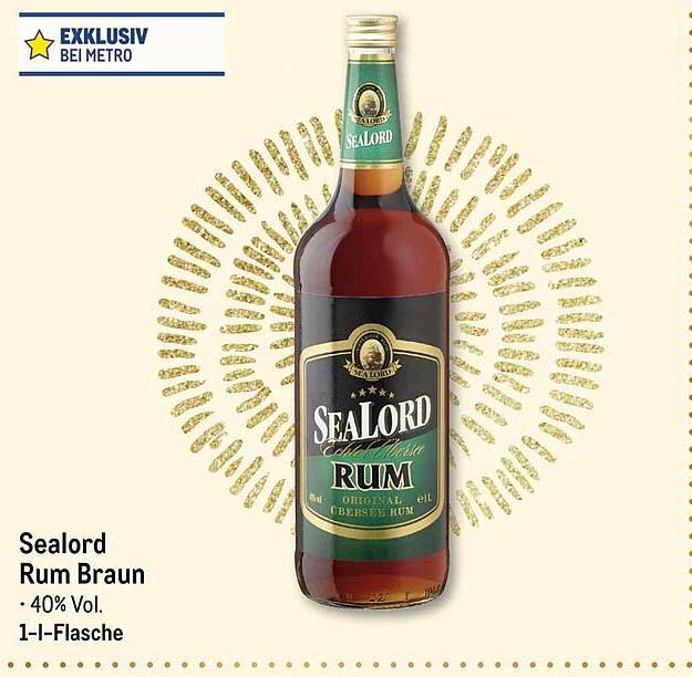 Sealord Rum Braun