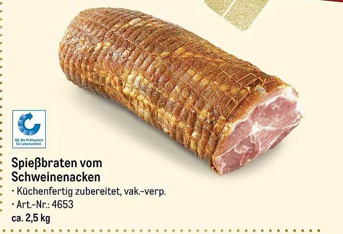 Spießbraten vom Schweinenacken