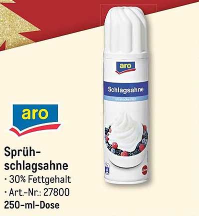 Sprühschlagsahne