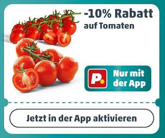 -10% Rabatt auf Tomaten