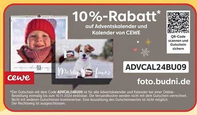 Adventskalender und Kalender von CEWE