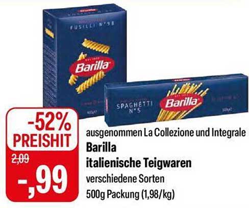 Barilla italienische Teigwaren