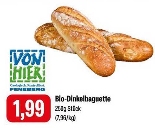 Bio-Dinkelbaguette