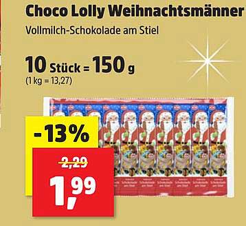 Choco Lolly Weihnachtsmänner