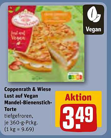 Coppenrath & Wiese Lust auf Vegan Mandel-Bienenstich-Torte