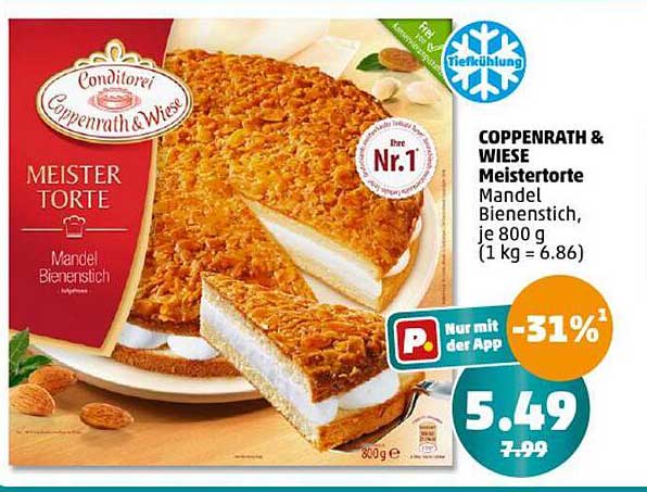 COPPENRATH & WIESE Meistertorte Mandel Bienenstich