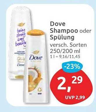 Dove Shampoo oder Spülung