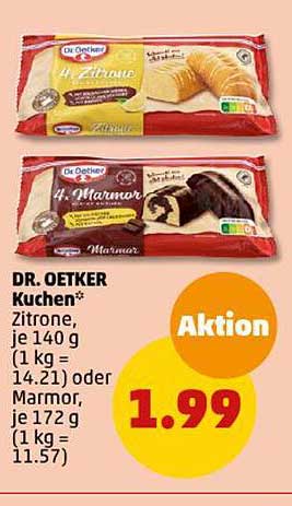 DR. OETKER Kuchen* Zitronen oder Marmor