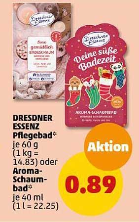 DRESDNER ESSENZ Pflegebad oder Aroma-Schaumbad