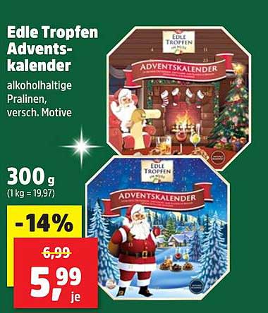 Edle Tropfen-Adventskalender