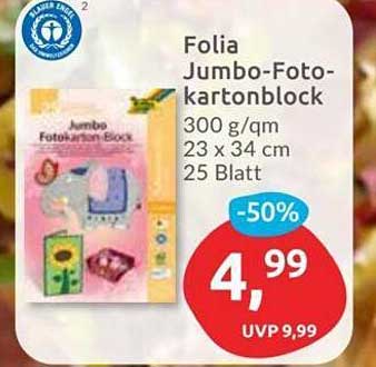 Folia Jumbo-Fotokartonblock