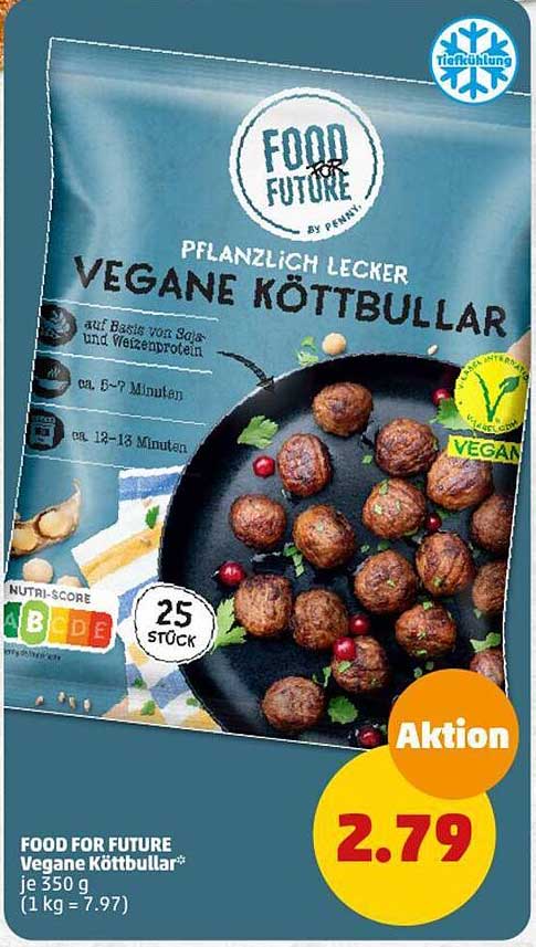 FOOD FOR FUTURE Vegane Köttbullar