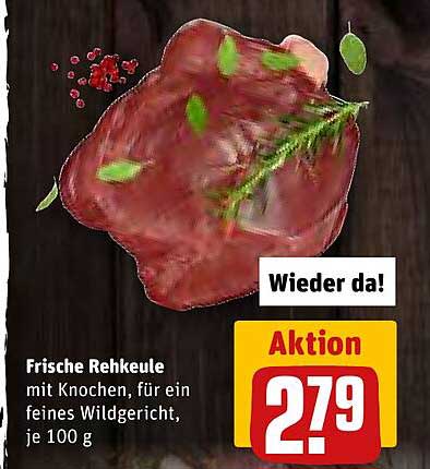 Frische Rehkeule