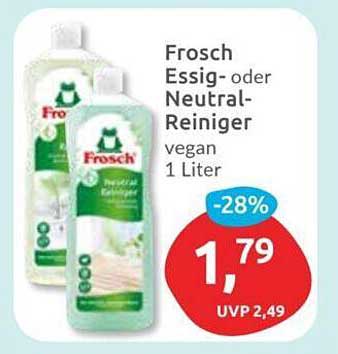 Frosch Essig- oder Neutral-Reiniger