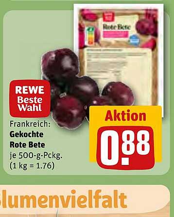 Gekochte Rote Bete