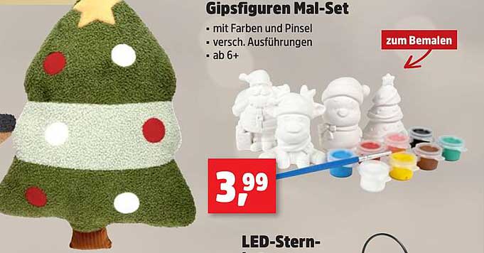 Gipsfiguren Mal-Set