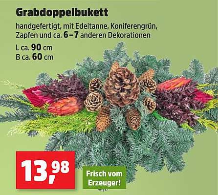 Grabdoppelbukett