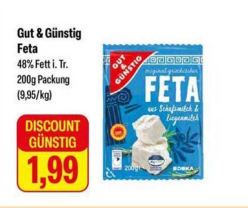 Gut & Günstig Feta