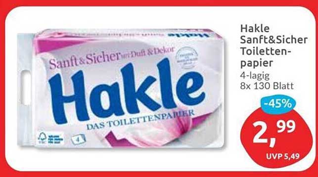 Hakle Sanft&Sicher Toilettenpapier