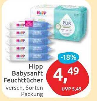 Hipp Babysanft Feuchttücher