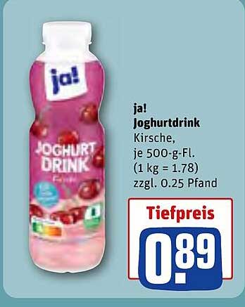 ja! Joghurtdrink Kirsche