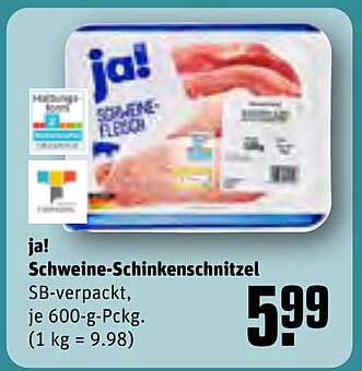 ja! Schweine-Schinkenschnitzel