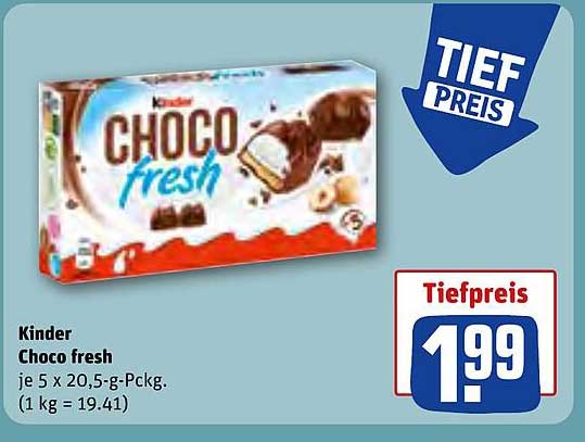 Kinder Choco fresh