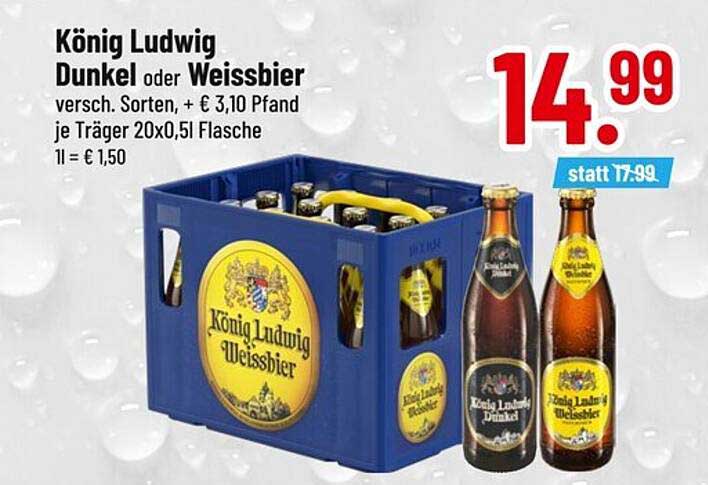 König Ludwig Dunkel oder Weissbier