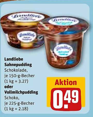 Landliebe Sahnepudding Schokolade