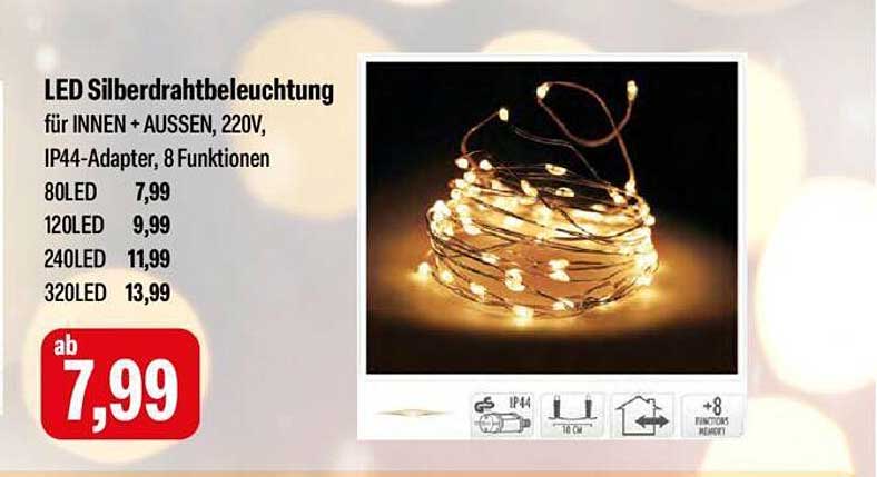 LED Silberdrahtbeleuchtung