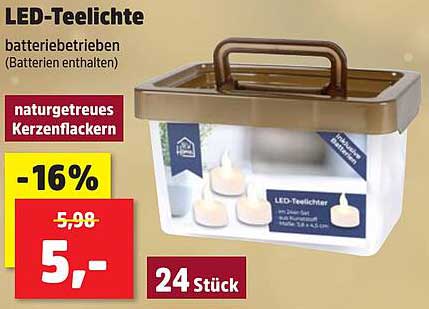 LED-Teelichte