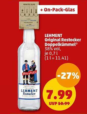 LEHMENT Original Rostocker Doppel kümmel*