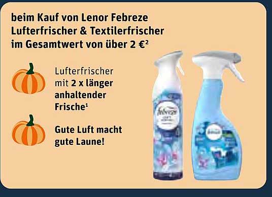 Lenor Febreze Luftfrischer & Textilerfrischer