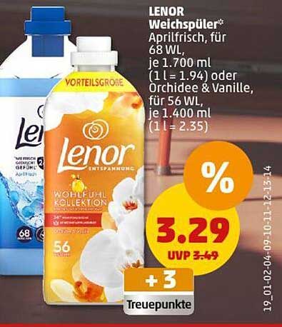 LENOR Weichspüler* WOHLE FÜHL KOLLEKTION