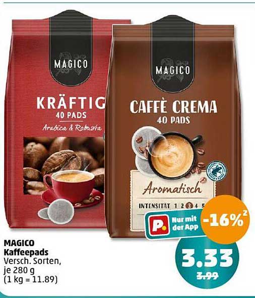 MAGICO Kaffeepads