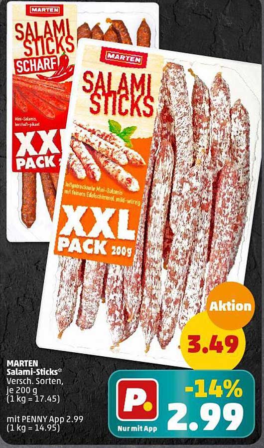 MARTEN Salami-Sticks* XXL PACK