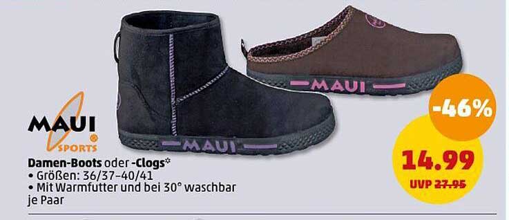 Maui Damen-Boots oder -Clogs